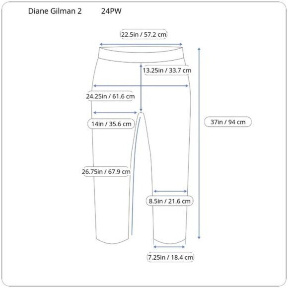 Diane Gilman  2 Seamless Denim Jeans Pants - Picture 6 of 6